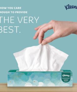 Kleenex Professional Facial Tissue for Business (21400), Flat Tissue Boxes, 36 Boxes / Case, 100 Tissues / Box, 3,600 Tissues / Case White 100 Count (Pack of 36) 28 71cSNwzZwSL