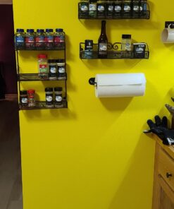 DecoBros 3 Tier Wall Mounted Spice Rack, Bronze 1-Pack 53 71cSuQR9CoL