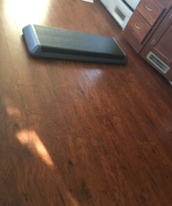 The Step Original Aerobic Platform, Health Club Size Steppers for Exercise with risers for adjustable Home Workout, stair stepper for exercise and home gym 4 Risers Grey 54 71cTE7Wu01L