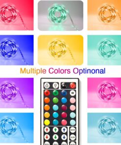 dalattin 65.6ft Led Lights for Bedroom Led Strip Lights Color Changing Lights with 44 Keys Remote,2 Rolls of 32.8ft 18 71cTYZ5tIL
