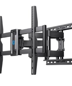 Pipishell Full Motion TV Wall Mount for 37-75 inch Flat/Curved TVs up to 100lbs, Wall Mount TV Bracket Swivel and Tilt, TV Mount Fits 8/12/16" Wood Studs, Max VESA 600x400mm, PILF3 35 71cVJFNMwL