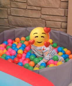 Amazon Basics BPA Free Crush-Proof Plastic Pit Ball with Storage Bag, Toddlers Kids 12+ Months, Pack of 400 Balls, 6 Bright Colors 29 71cW0u7eRvL