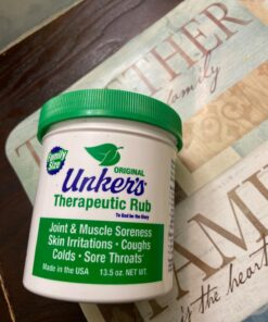 Unkers Therapeutic Rub for Joint Pain, Sore Muscles, Burn Cream, or Calm Your Cough 13.5 ounces 21 71cWA4jYqRL