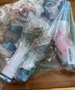 Electric Spin Scrubber, Voweek Cordless Power Scrubber with 4 Replaceable Brush Heads Adjustable Extension Handle, Electric Cleaning Brush for Bathroom, Tub, Tile, Floor, Kitchen - Blue 37 71cWD3G2pjL