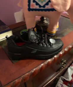 Skechers for Work Women's Sure Track Trickel Slip Resistant Work Shoe 7.5 Black 19 71cWJxdiLpL