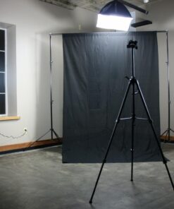 Fancierstudio Lighting kit UL9004SB-69BWG 2000 Watt Photo Studio Lighting Kit with 6-9 Feet Muslin Backdrop and Background Stand-Black White 35 71cWVYZxa5L