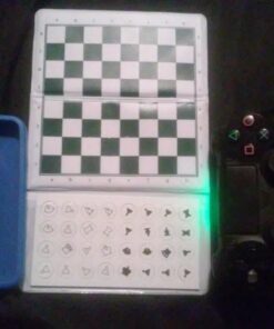 The House of Staunton US Chess Standard Checkbook Magnetic Travel Chess Set - 6" x 6" Board 33 71cWm9vfOEL