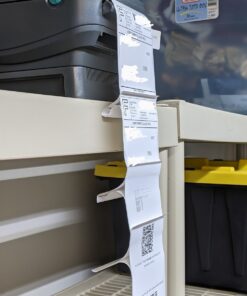 MFLABEL® 4 Rolls of 450 Direct Thermal Shipping Labels 4x6 for Zebra 2844 Zp-450 Zp-500 Zp-505 450 Labels/ Rolls 19 71cWrjrBx L