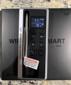 Paneceia Wireless Meat Thermometer Digital, 800FT Long Range Bluetooth Cooking Thermometer, Food Thermometer for Remote Monitoring of Grill, Oven, Smoker, Air Fryer, Rotisserie, iOS & Android App 66 71cXFG0w1RL