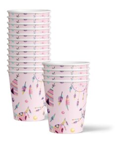 Pink Tribal Boho Girl Birthday Party Supplies Set Plates Napkins Cups Tableware Kit for 16 14 71cXTvoYq2L