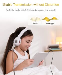 BlueRigger 3.5mm Stereo Audio Cable (10FT, 24K Gold Plated Jack, Auxiliary Cable, Male to Male, Hi-Fi Sound) – Aux Cord for Headphones, Home Car Stereo, Speaker, Amplifier, Phones, Tablets, Laptops 10FT Black 15 71cXhxLWexL