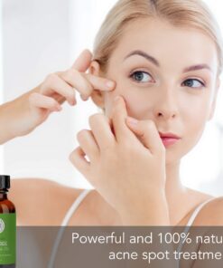 Tea Tree Essential Oil, 1 Fl Oz with Dropper - Undiluted Therapeutic Grade for Your Face, Skin, Hair and Diffuser - 100% Pure Melaleuca Oil for Acne, Toenails - by Pure Body Naturals 1 Fl Oz (Pack of 1) 29 71cXjtijHWL