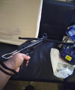 Crossbow 50 lb. Mini Pistol Hand Held Gun Archery Hunting Cross Bow w/5 Arrows 15 71cYPiEXRBL