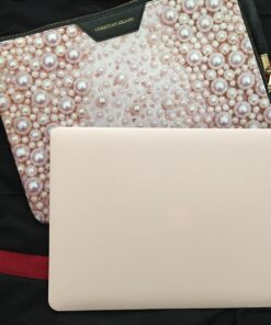 MOSISO Compatible with MacBook Air 13 inch Case (Models: A1466 & A1369, Older Version 2010-2017 Release), Protective Plastic Hard Shell Case Cover, Rose Quartz 50 71cYR2P1MtL