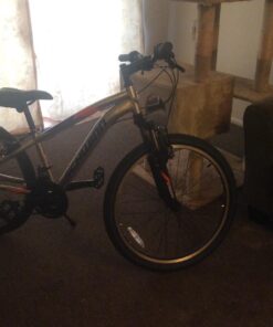 Schwinn High Timber Youth/Adult Mountain Bike for Men and Women, Aluminum and Steel Frame Options, 7-21 Speeds Options, 24-29-Inch Wheels Silver 24-Inch Wheels 18 71cYnlhjuKL