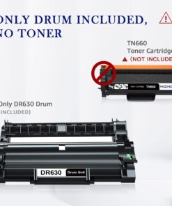 Mooho Compatible Drum Unit Replacement for Brother DR-630 DR 630 Drum for Brother MFC-L2700DW MFC-L2740DW HL-L2380DW DCP-L2540DW HL-L2300D DCP-L2520DW Laser Printer (Black, 1-Pack) 10 71cZvN7B1eL
