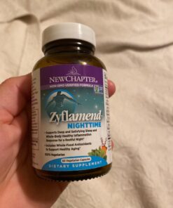 New Chapter Sleep Aid – Zyflamend Nighttime for Sleep Support with Turmeric + Valerian Root + Lemon Balm + Holy Basil, Vegetarian Capsules, 60 Count 19 71caJqGCfXL