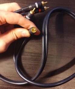 iMBAPrice 3 feet 2RCA Male to 2RCA Male Home Theater Audio Cable (3 Feet, Black) 2-RCA to 2-RCA 19 71caZfTySTL