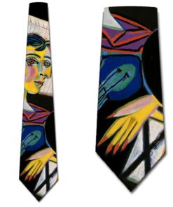 Three Rooker Art Ties Picasso Cubism Abstract Painting Necktie 5 71cc8ZSMtEL
