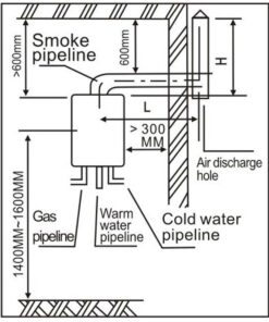 TC-Home Portable 6L Water Heater Tankless LPG 1.6 GPM Propane Gas Outdoor Digital Display Instant Hot Water Heater 19 71cdIsTo L