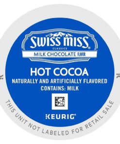 Swiss Miss Milk Chocolate K-Cups for Keurig Brewers (48 Count) Hot Cocoa 16 Count (Pack of 3)