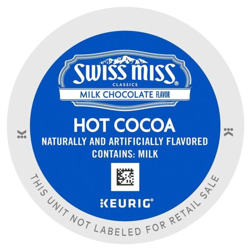 Swiss Miss Milk Chocolate K-Cups for Keurig Brewers (48 Count) Hot Cocoa 16 Count (Pack of 3)