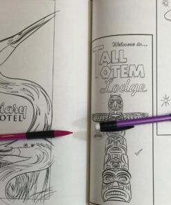 Supernatural: The Official Coloring Book Paperback, Coloring Book 49 71cdom Y05L 1