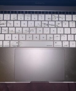 MOSISO Compatible with MacBook Pro 13 inch Case M2 2023, 2022, 2021-2016 A2338 M1 A2251 A2289 A2159 A1989 A1708 A1706, Plastic Pattern Hard Shell Case&Keyboard Cover&Screen Protector,White Marble 73 71ce6LIe8FL