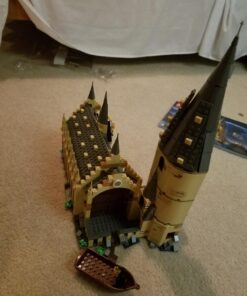LEGO Harry Potter Hogwarts Great Hall 75954 Building Kit and Magic Castle Toy, Fantasy Creatures, Hermione Granger, Draco Malfoy and Hagrid (878 Pieces) 57 71ceDQmRsSL