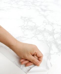 ROSEROSA Peel and Stick PVC Marble Self-Adhesive Wallpaper Covering Counter Top Shelf Liner Napoleon Marble (SM744 : 2.00 Feet X 6.56 Feet) 21 71ceXo4xupL