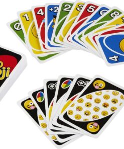 UNO Emoji Card Game for Family Night, Travel Game with Emoji Graphics & Special Rule for 2-10 Players 6 71cfEHLq0dL
