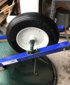 Universal Fit, Flat Free Wheelbarrow Tire and Wheel Assembly with Adapter Kit 54 71cfV0rtwSL