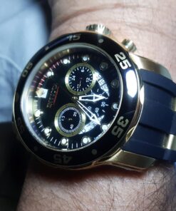 Invicta Men's Pro Diver Stainless Steel Quartz Watch 48mm Black 45 71cfbD 5aL