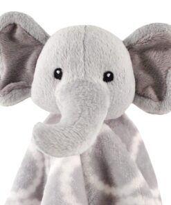 Alternative view of Hudson Baby Unisex Baby Animal Face Security Blanket, Elephant, One Size
