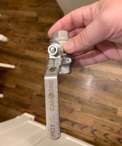 GasOne BS-64 Stainless Steel Kettle Pot Pre Drilled 4 PC Set Quart Tri Ply Bottom for Beer Includes Lid Ball Valve, Thermometer, Spigot-Home Brewing Supplies, 64 QT/16 GALLON 24 71cfkStdXaL