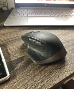 Logitech MX Master 2S Wireless Mouse – Use on Any Surface, Hyper-Fast Scrolling, Ergonomic Shape, Rechargeable, Control Upto 3 Apple Mac and Windows Computers, Graphite (Discontinued by Manufacturer) 2017 Model 58 71cfs5f0nuL