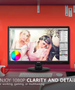 ViewSonic VA2246M-LED 22 Inch Full HD 1080p LED Monitor with DVI and VGA Inputs,Black 22-Inch 14 71cg2b46hTL
