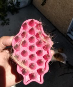 KONG - ZoomGroom - Dog Brush for Grooming and Shampooing - Red Brush for Large Dogs Standard Packaging 37 71cgOKTLT7L