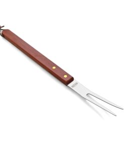 New Star Foodservice 59007 Stainless Steel BBQ Tool Set with Solid Hard Wood Handles, Set of 4 4-Piece BBQ Tool Set 13 71cghm1TmvL