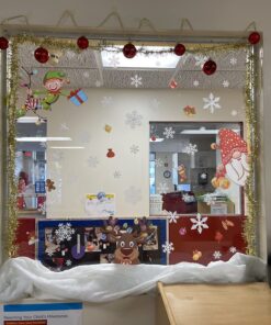 350PCS Christmas Decorations Snowflakes Window Clings Vintage Xmas Winter Decals Santa Clause Gnome Elf Snowman Reindeer Party Cling Decor 33 71cgy4waW8L