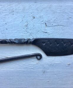 Toferner Medieval Celtic knife- black- Hand Forged Knife- Sports- Hand Made Genuine Leather Case- Hardened Blade - Vintage– Art Collection- Antiquity- Great Gift Idea 26 71ch2APjykL