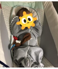 Love to Dream Swaddle UP, Baby Sleep Sack, Self-Soothing Swaddles for Newborns, Improves Sleep, Snug Fit Helps Calm Startle Reflex, New Born Essentials for Baby, 13-19 lbs, Gray Medium (13-19 lbs.) 46 71ch3kfUN2L