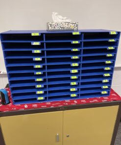 Pacon Classroom Keepers 30-Slot Mailbox, Blue (001318) 31 71ciJ5NjawL