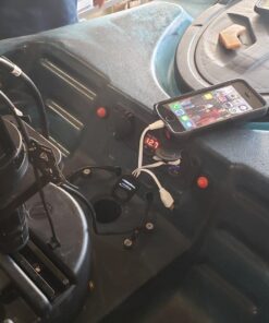 Garmin Striker 4cv with Transducer, 4" GPS Fishfinder with CHIRP Traditional and ClearVu Scanning Sonar Transducer and Built In Quickdraw Contours Mapping Software 24 71cir2tp8fL