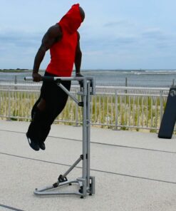 Vdip Power Station | Patented V-Shaped Equipment for All-Powerful Dips & Resistance Training | Lightweight & Effortless Assembly | Doubles as a Workout Bench|Total Body Workout at Home, Work, Gym 17 71cj IXFLHL