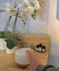 YIKUBEE Diffuser, Essential Oil Diffuser, 500ml Humidifier, Diffusers for Home, Aromatherapy Diffuser with Remote Control, Diffusers for Essential Oils Large Room Yellow-no Oil 34 71cj5oNwQHL