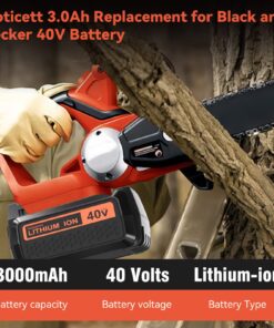 Alternative view of Moticett 3.0Ah Replacement for Black and Decker 40V Battery Compatible with Black and Decker 40v Lithium Battery Compatible with Black and Decker Battery LBX2040 LBXR36 LBXR2036 LST540 LCS1240 LBX1540