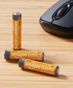 Amazon Basics 20-Pack AAA Alkaline High-Performance Batteries, 1.5 Volt, 10-Year Shelf Life 20 Count (Pack of 1) 31 71ck9l30R5L