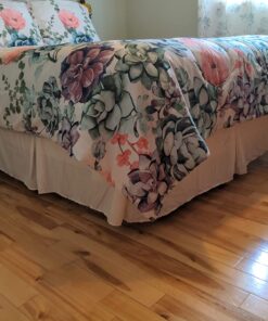 Amazon Basics Lightweight Pleated Bed Skirt, Full, Bright White 27 71ckgeBi4 L