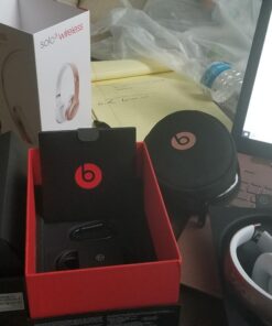 Beats Solo3 Wireless On-Ear Headphones - Apple W1 Headphone Chip, Class 1 Bluetooth, 40 Hours of Listening Time - Rose Gold (Previous Model) 45 71clFlyiiL